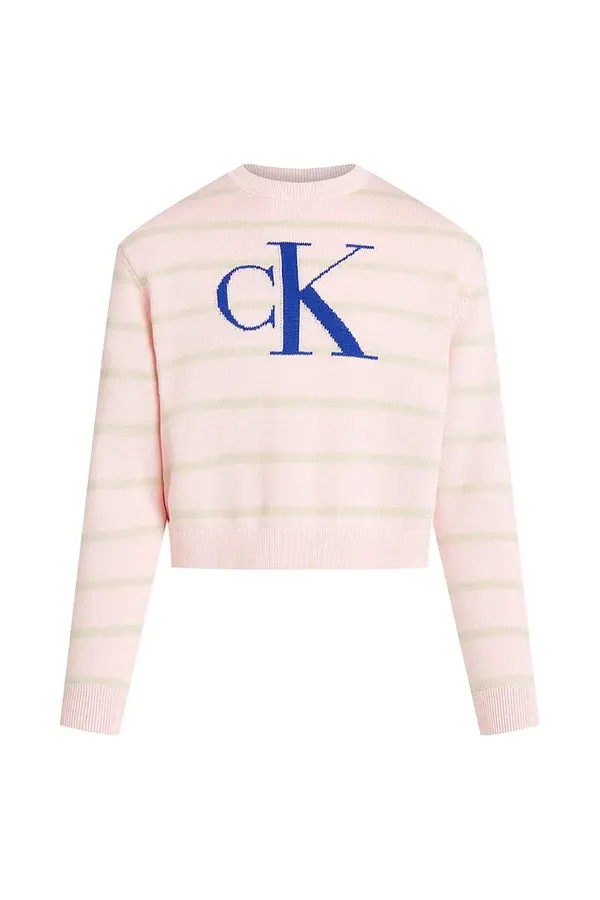 Calvin Klein Jeans Otroški pulover Calvin Klein Jeans