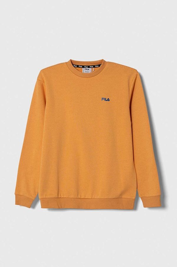 Fila Otroški pulover Fila BLAIBACH oranžna barva