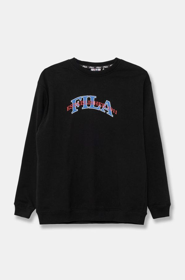 Fila Otroški pulover Fila LOTTE črna barva, FAT0582