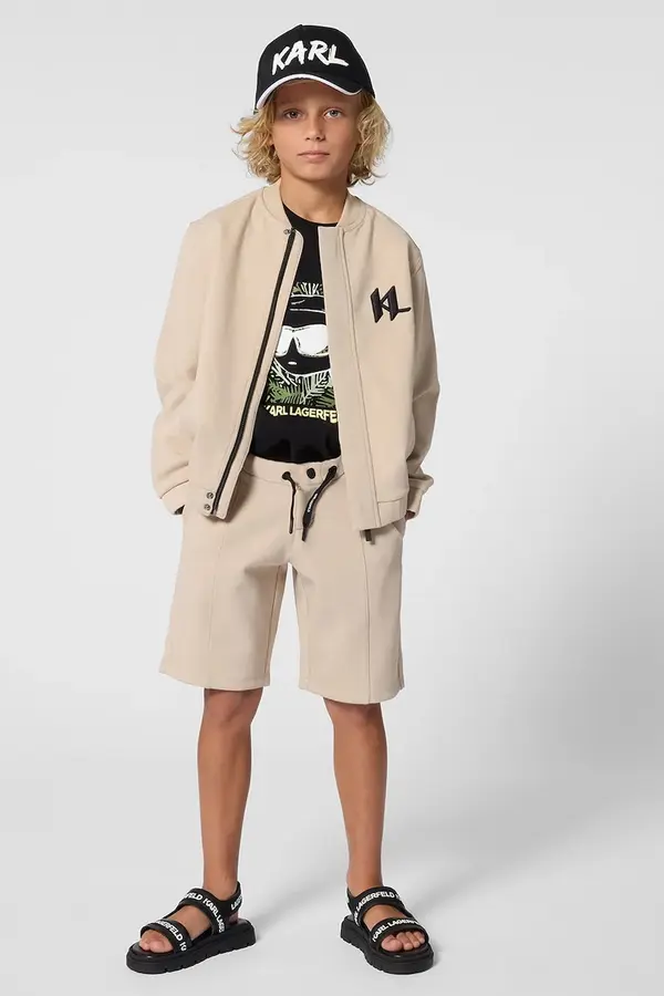 Karl Lagerfeld Otroški pulover Karl Lagerfeld