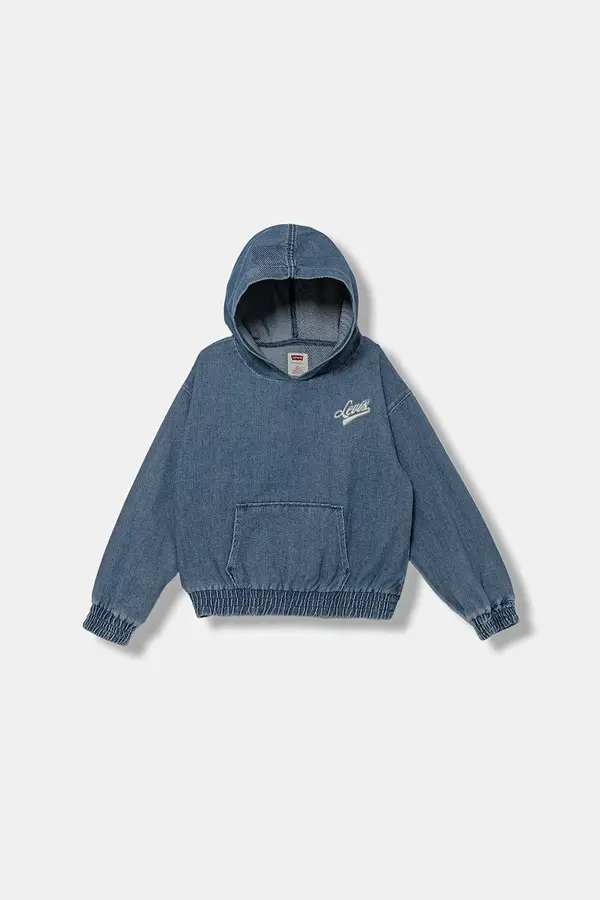 Levi's Otroški pulover Levi's DENIM HOODIE