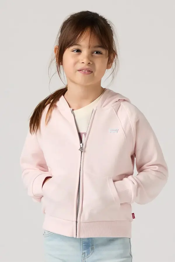 Levi's Otroški pulover Levi's MEET AND GREET ZIP UP HOOD