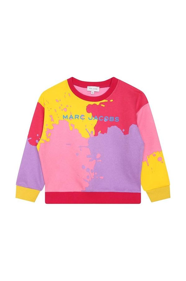 Marc Jacobs Otroški pulover Marc Jacobs roza barva