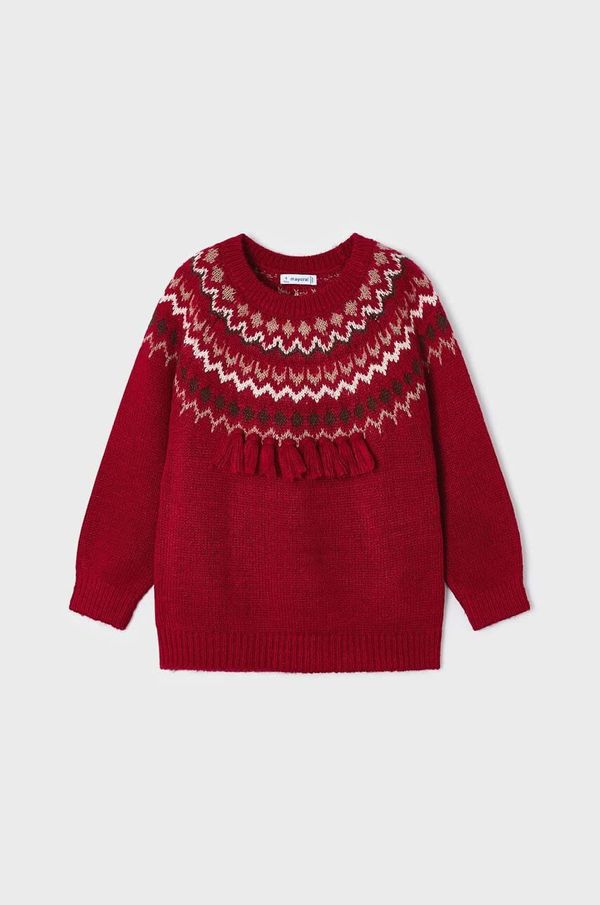 Mayoral Otroški pulover Mayoral rdeča barva