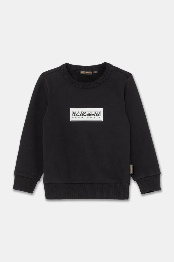 Napapijri Otroški pulover Napapijri B-CHAMOIS C črna barva, NP0A4HY30411