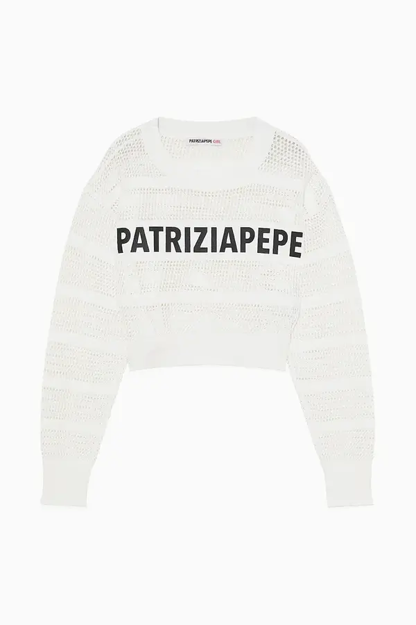 Patrizia Pepe Otroški pulover Patrizia Pepe W146