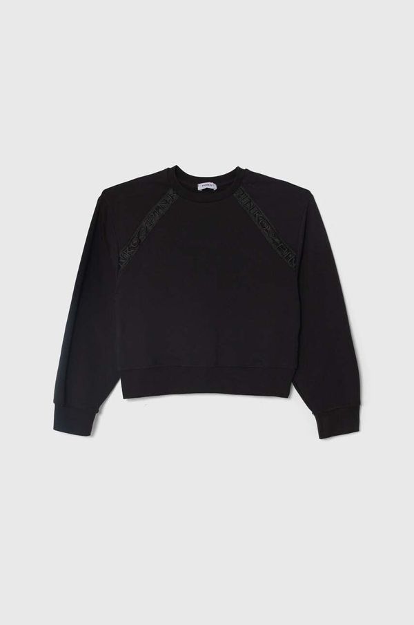 Pinko Up Otroški pulover Pinko Up črna barva