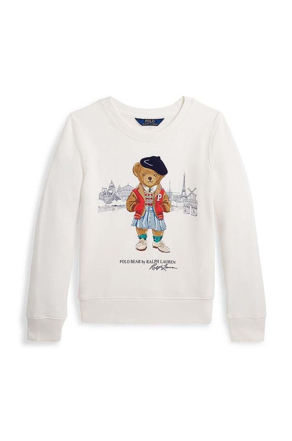 Polo Ralph Lauren Otroški pulover Polo Ralph Lauren bela barva