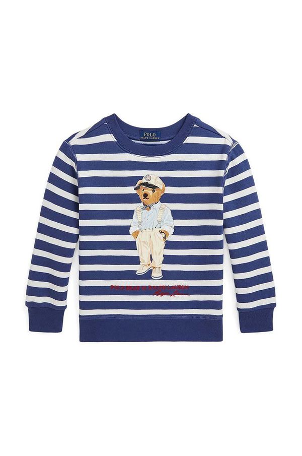 Polo Ralph Lauren Otroški pulover Polo Ralph Lauren mornarsko modra barva, 322942220001