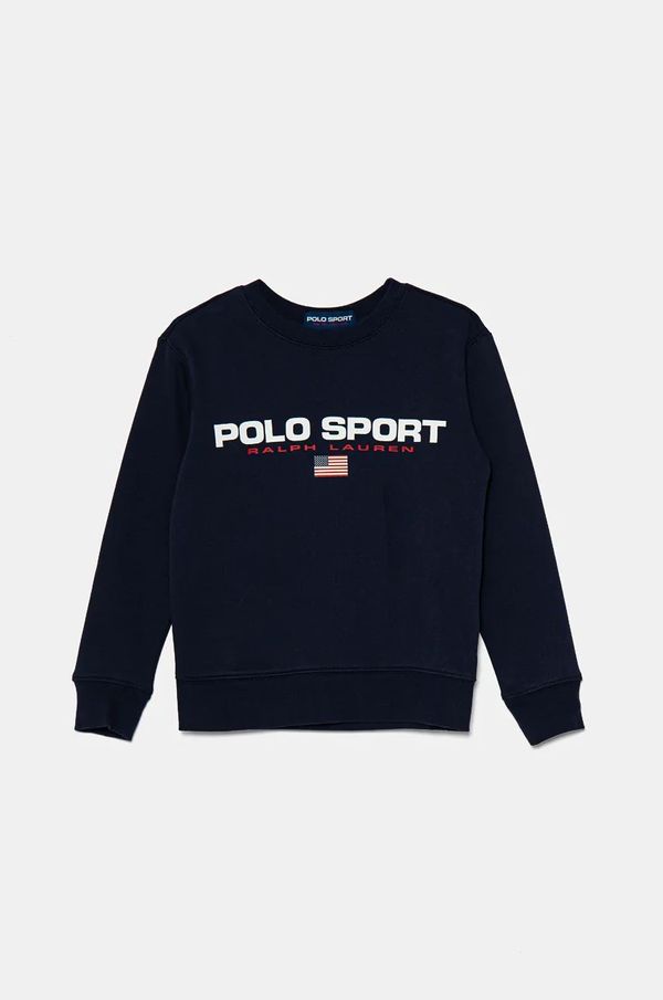 Polo Ralph Lauren Otroški pulover Polo Ralph Lauren mornarsko modra barva, 323962110001