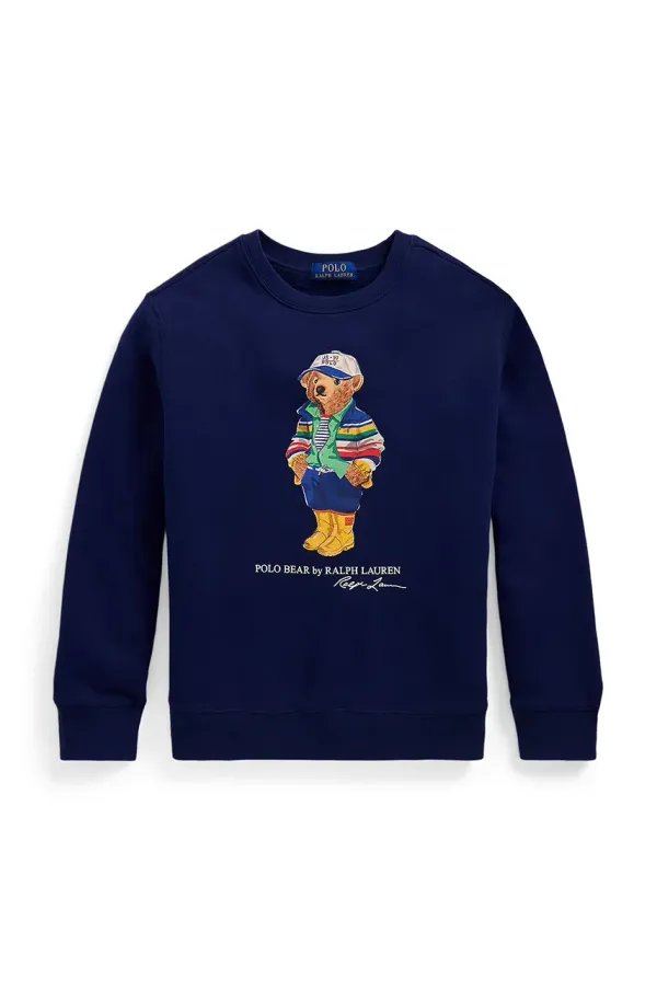 Polo Ralph Lauren Otroški pulover Polo Ralph Lauren mornarsko modra barva, 323975028001