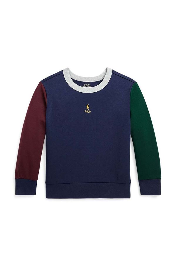 Polo Ralph Lauren Otroški pulover Polo Ralph Lauren mornarsko modra barva