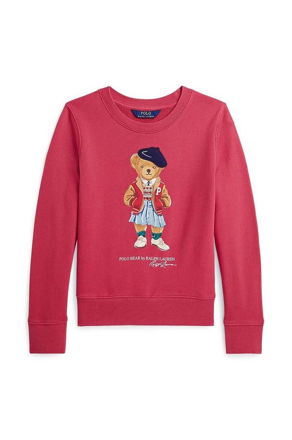 Polo Ralph Lauren Otroški pulover Polo Ralph Lauren rdeča barva