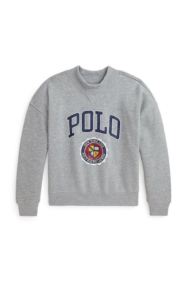 Polo Ralph Lauren Otroški pulover Polo Ralph Lauren siva barva, 313950960002