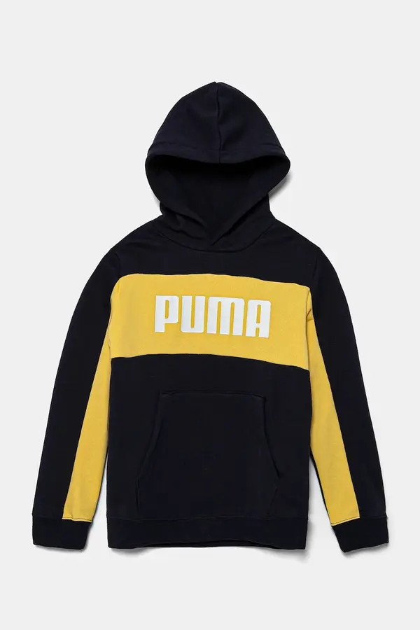 Puma Otroški pulover Puma ESS BLOCK Hoodie TR