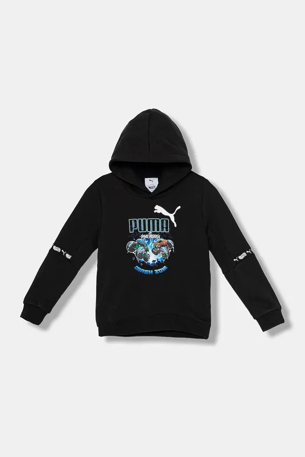 Puma Otroški pulover Puma PUMA X HOT WHEELS Graphic Hoodie TR