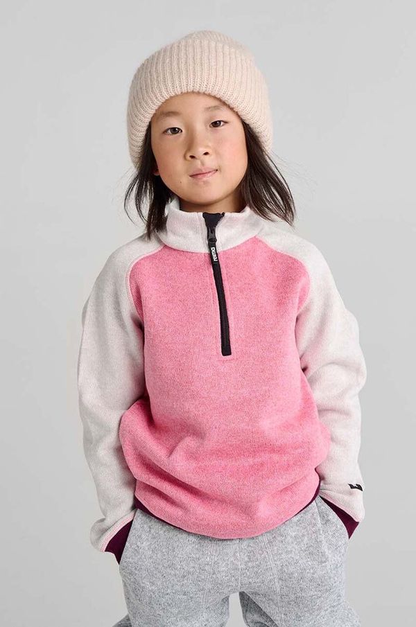 Reima Otroški pulover Reima Neulus roza barva