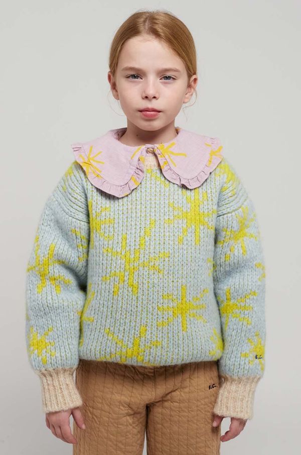 Bobo Choses Otroški pulover s primesjo volne Bobo Choses