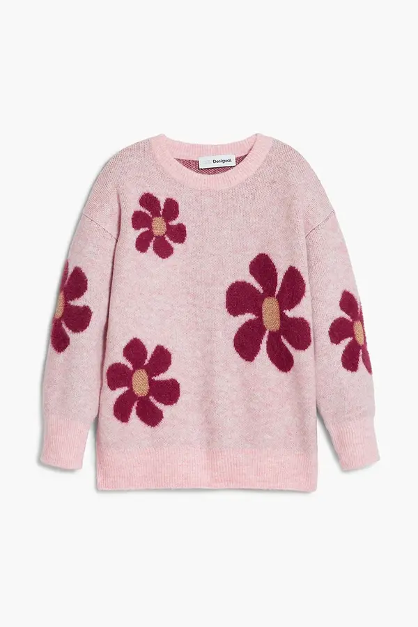 Desigual Otroški pulover s primesjo volne Desigual