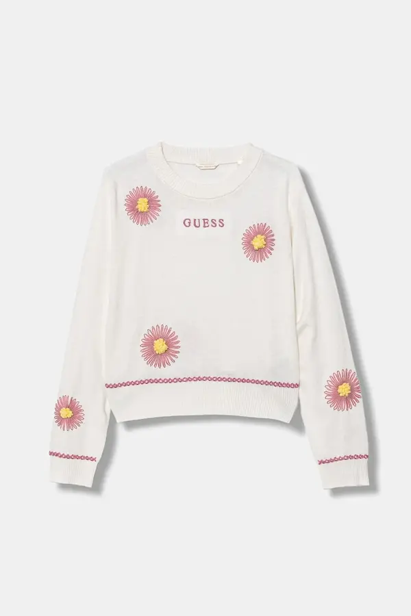 Guess Otroški pulover s primesjo volne Guess