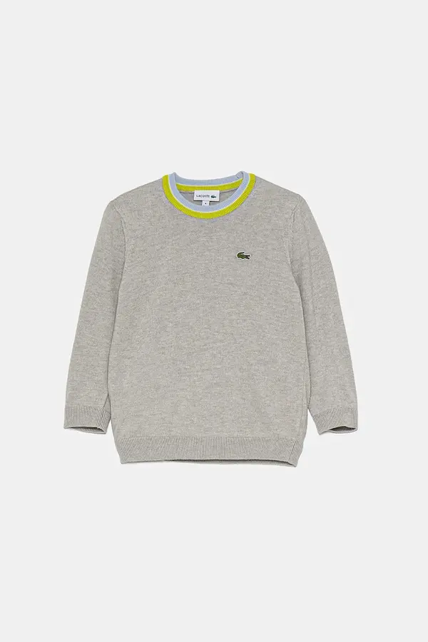 Lacoste Otroški pulover s primesjo volne Lacoste