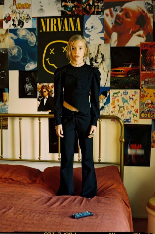 Sisley Otroški pulover Sisley črna barva