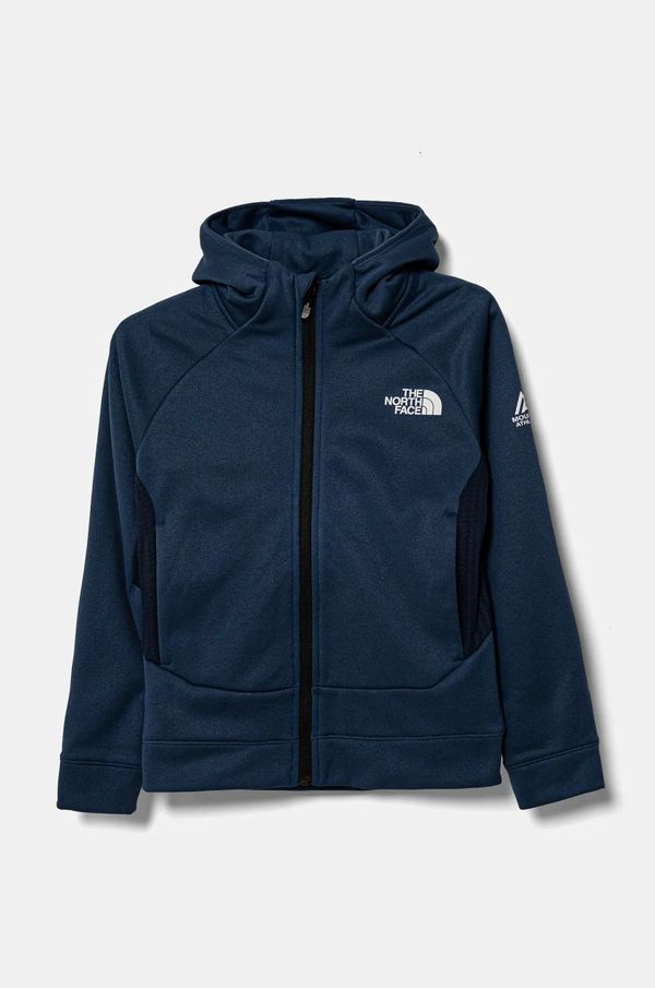 The North Face Otroški pulover The North Face MOUNTAIN ATHLETICS FULL ZIP HOODIE s kapuco, NF0A89HZ8K21