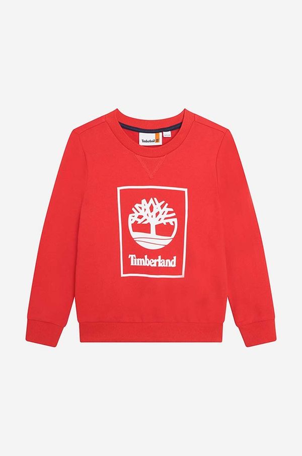 Timberland Otroški pulover Timberland rdeča barva