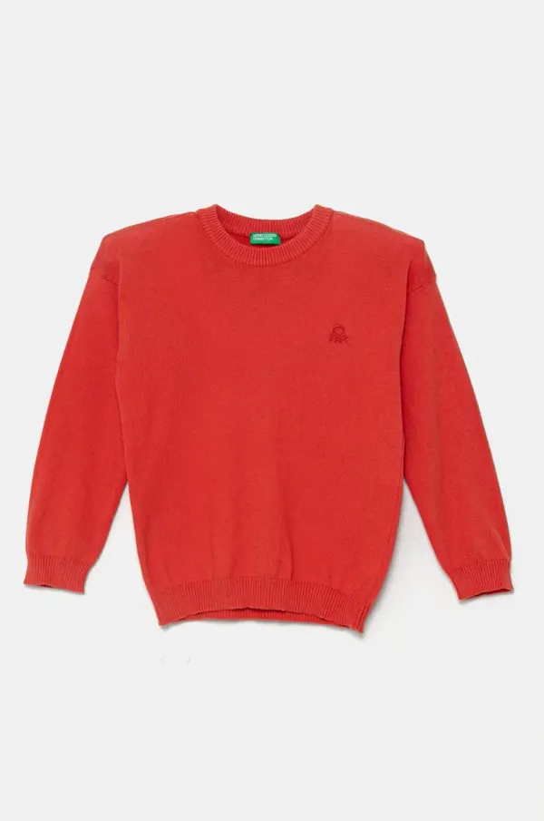United Colors of Benetton Otroški pulover United Colors of Benetton rdeča barva, 1098G100U