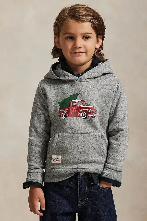 Polo Ralph Lauren Otroški pulover z bombažem Polo Ralph Lauren