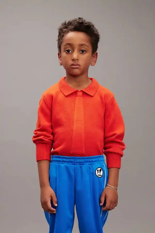 Mini Rodini Otroški pulover z dodatkom volne Mini Rodini