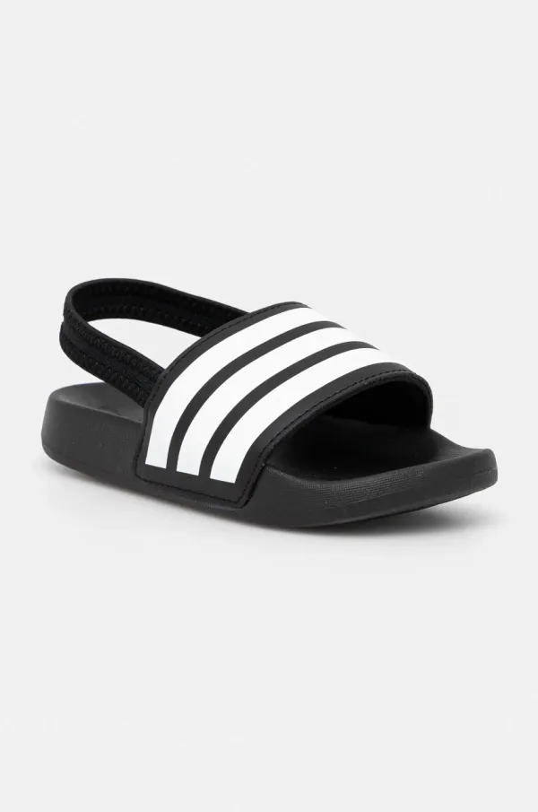 adidas Otroški sandali adidas ADILETTE ESTRAP črna barva, JR5328