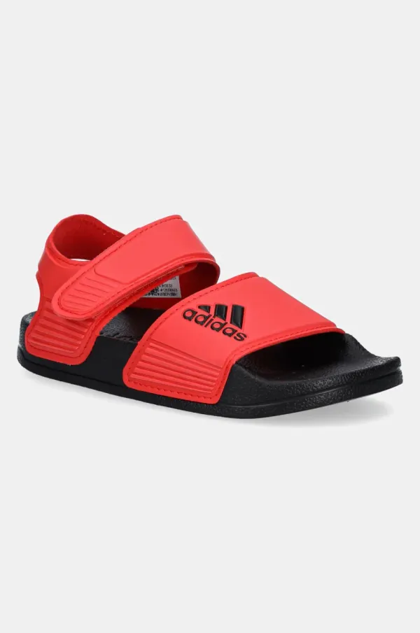 adidas Otroški sandali adidas ADILETTE SANDAL rdeča barva, IH3633