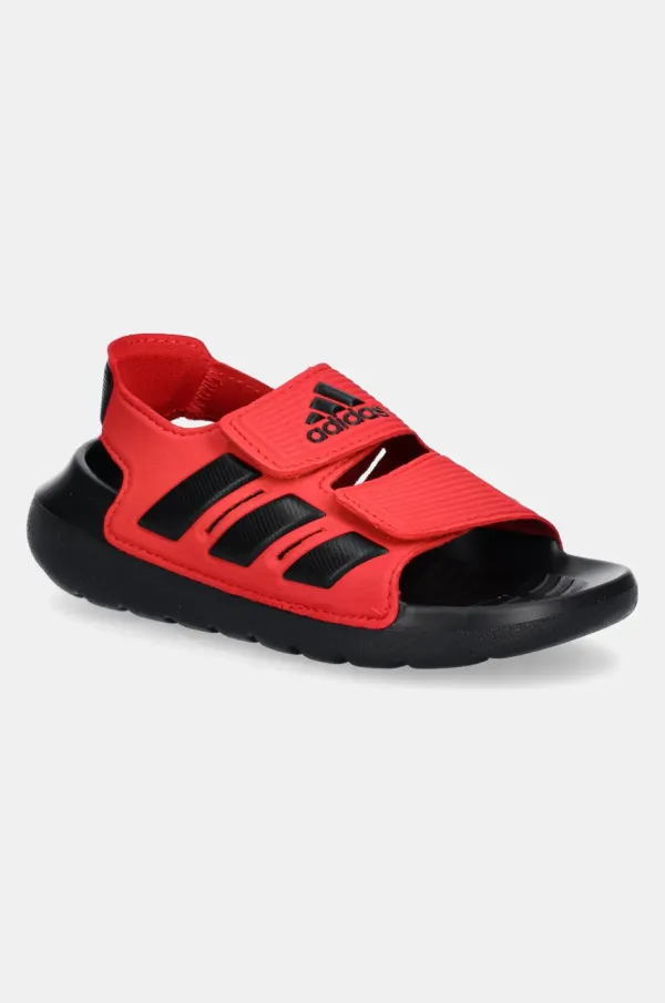 adidas Otroški sandali adidas ALTASWIM 2.0 rdeča barva, JI3061