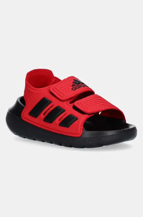 adidas Otroški sandali adidas ALTASWIM 2.0 rdeča barva, JI3063
