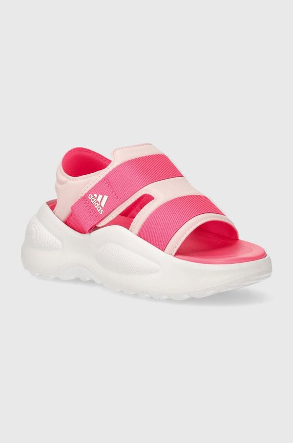 adidas Otroški sandali adidas MEHANA SANDAL KIDS roza barva