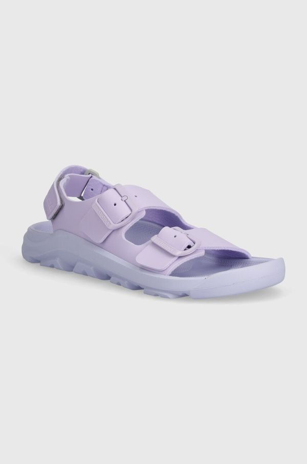 Birkenstock Otroški sandali Birkenstock Mogami AS Kids BF Icy vijolična barva