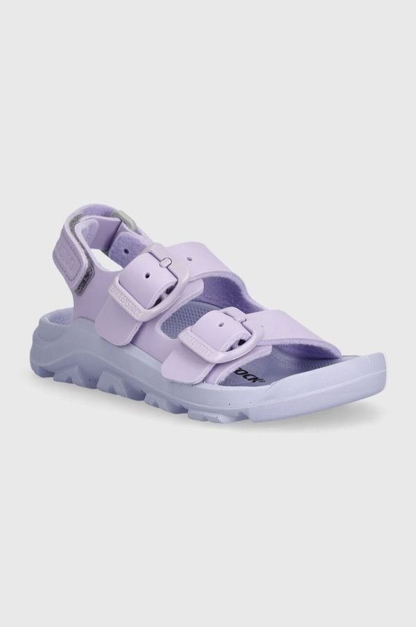 Birkenstock Otroški sandali Birkenstock Mogami AS Kids BF Icy vijolična barva