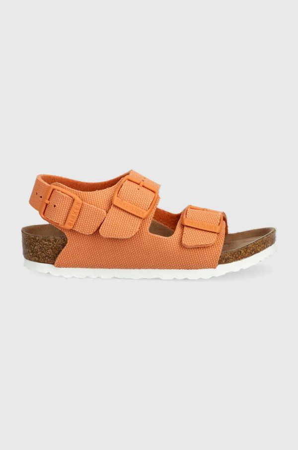 Birkenstock Otroški sandali Birkenstock oranžna barva