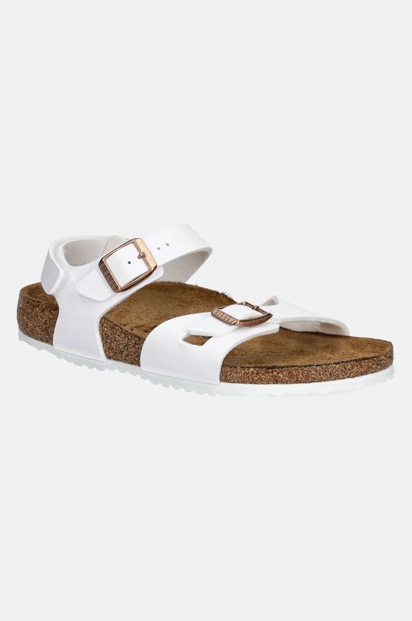 Birkenstock Otroški sandali Birkenstock Rio AS Kids AS Kids bela barva, 1029454