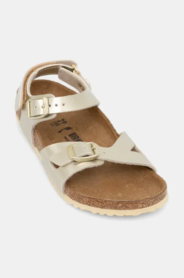 Birkenstock Otroški sandali Birkenstock Rio AS Kids AS Kids zlata barva, 1029540