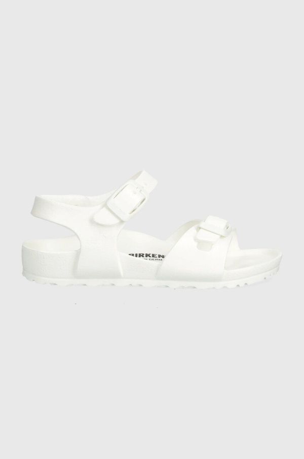 Birkenstock Otroški sandali Birkenstock Rio EVA Kids bela barva