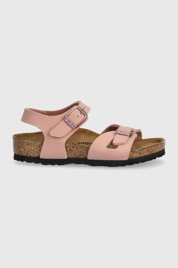 Birkenstock Otroški sandali Birkenstock Rio Kids BFBC roza barva