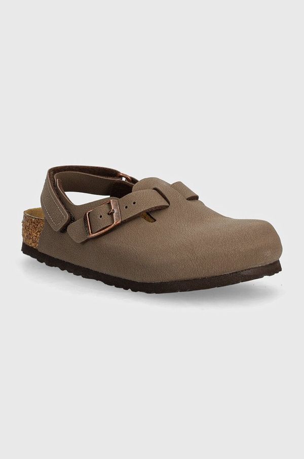 Birkenstock Otroški sandali Birkenstock Tokio AS rjava barva, 1027916