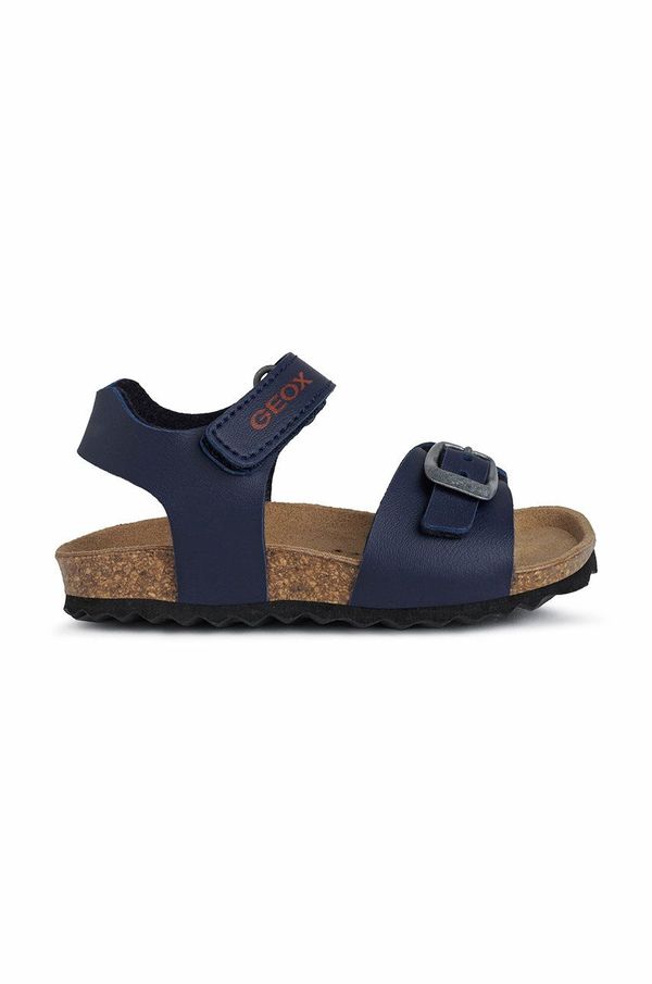Geox Otroški sandali Geox mornarsko modra barva