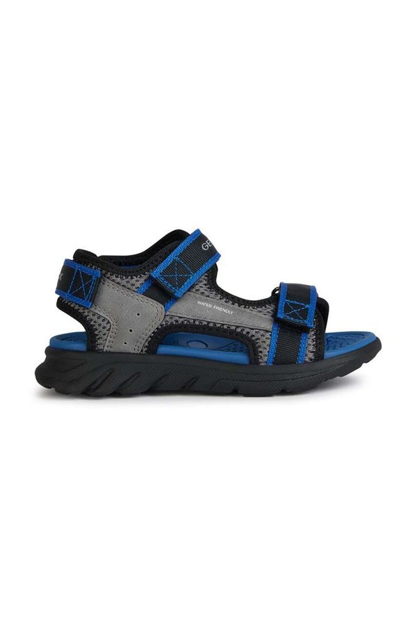 Geox Otroški sandali Geox SANDAL AIRADYUM siva barva