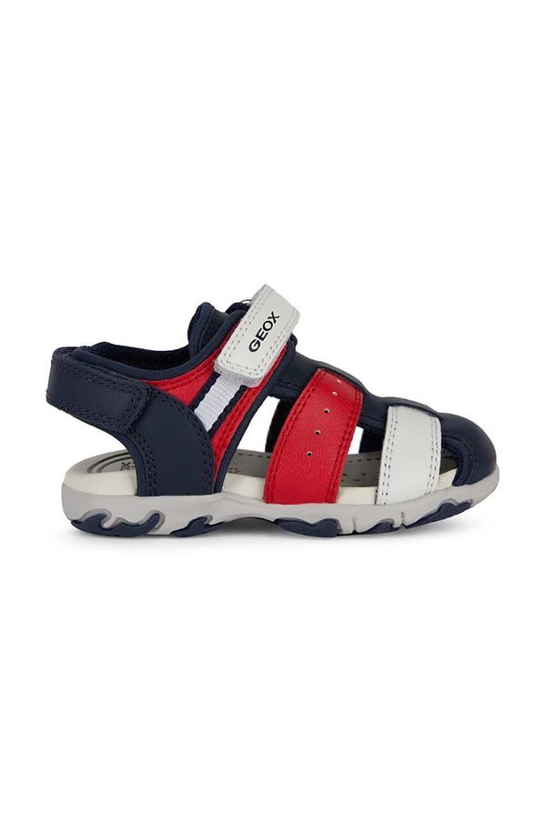 Geox Otroški sandali Geox SANDAL FLAFFEE mornarsko modra barva