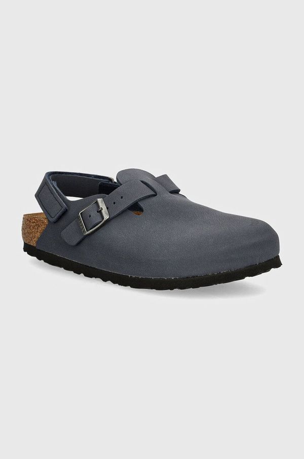 Birkenstock Otroški sandali iz nubuka Birkenstock Tokio AS mornarsko modra barva, 1027917