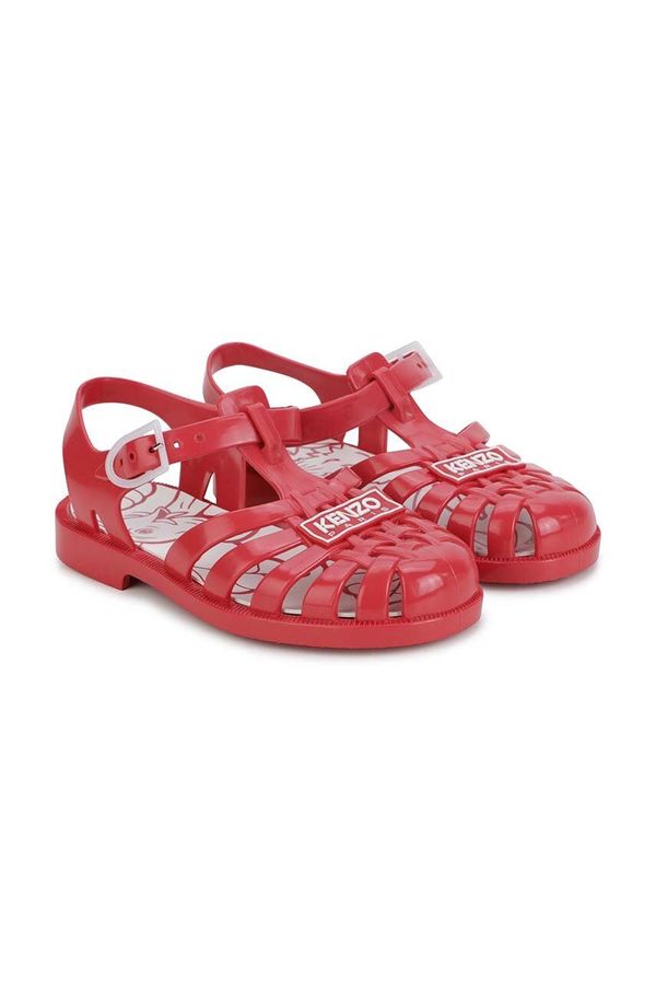 Kenzo kids Otroški sandali Kenzo Kids rdeča barva