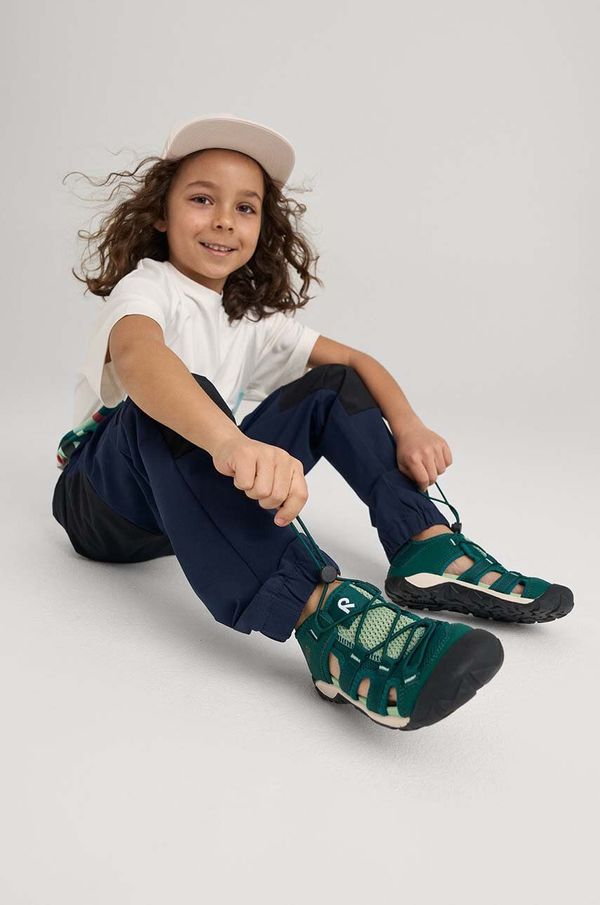 Reima Otroški sandali Reima Talsi zelena barva